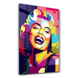 Wallity OGLS-9032 Pintura Decorativa de Vidrio Templado 46 x 72 cm